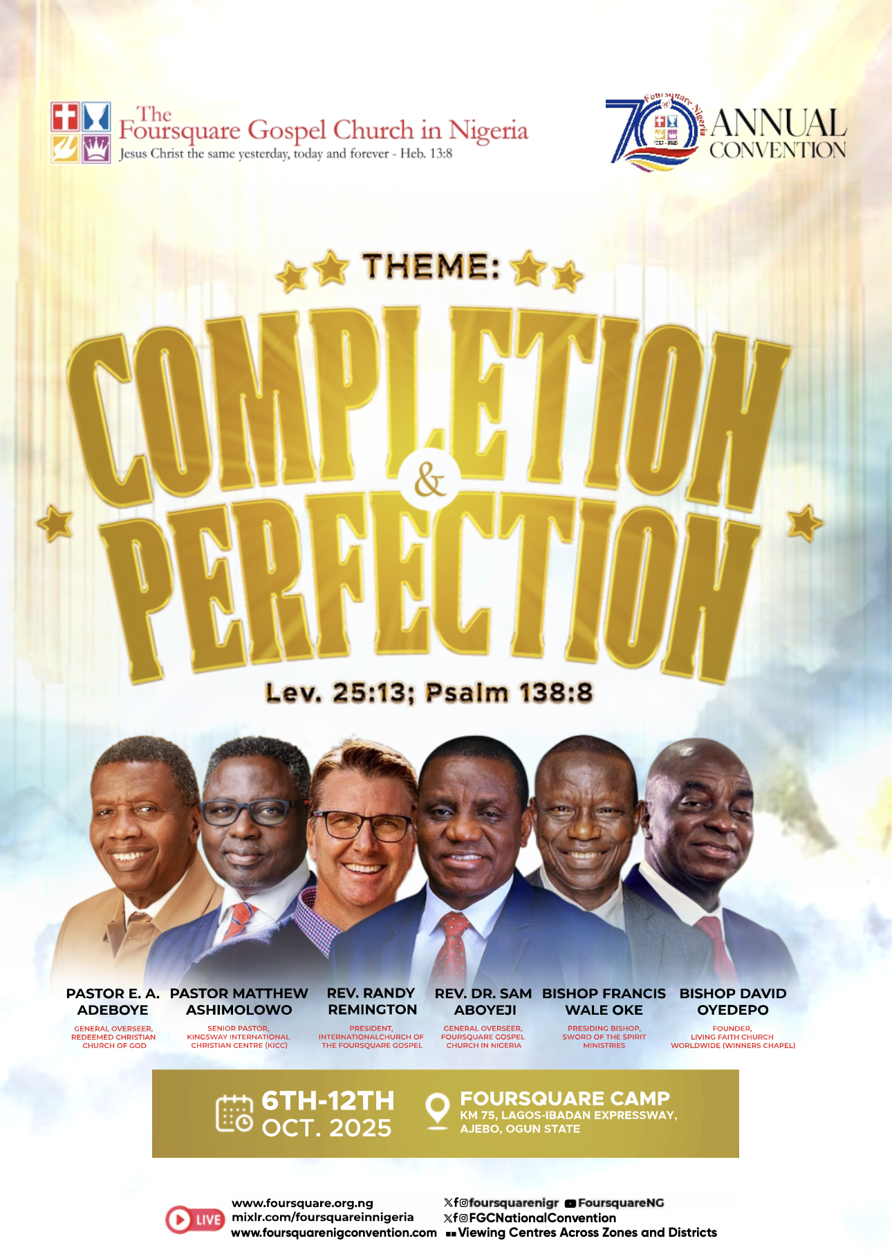 Platinum Convention 2025 - Theme: Completion & Perfection