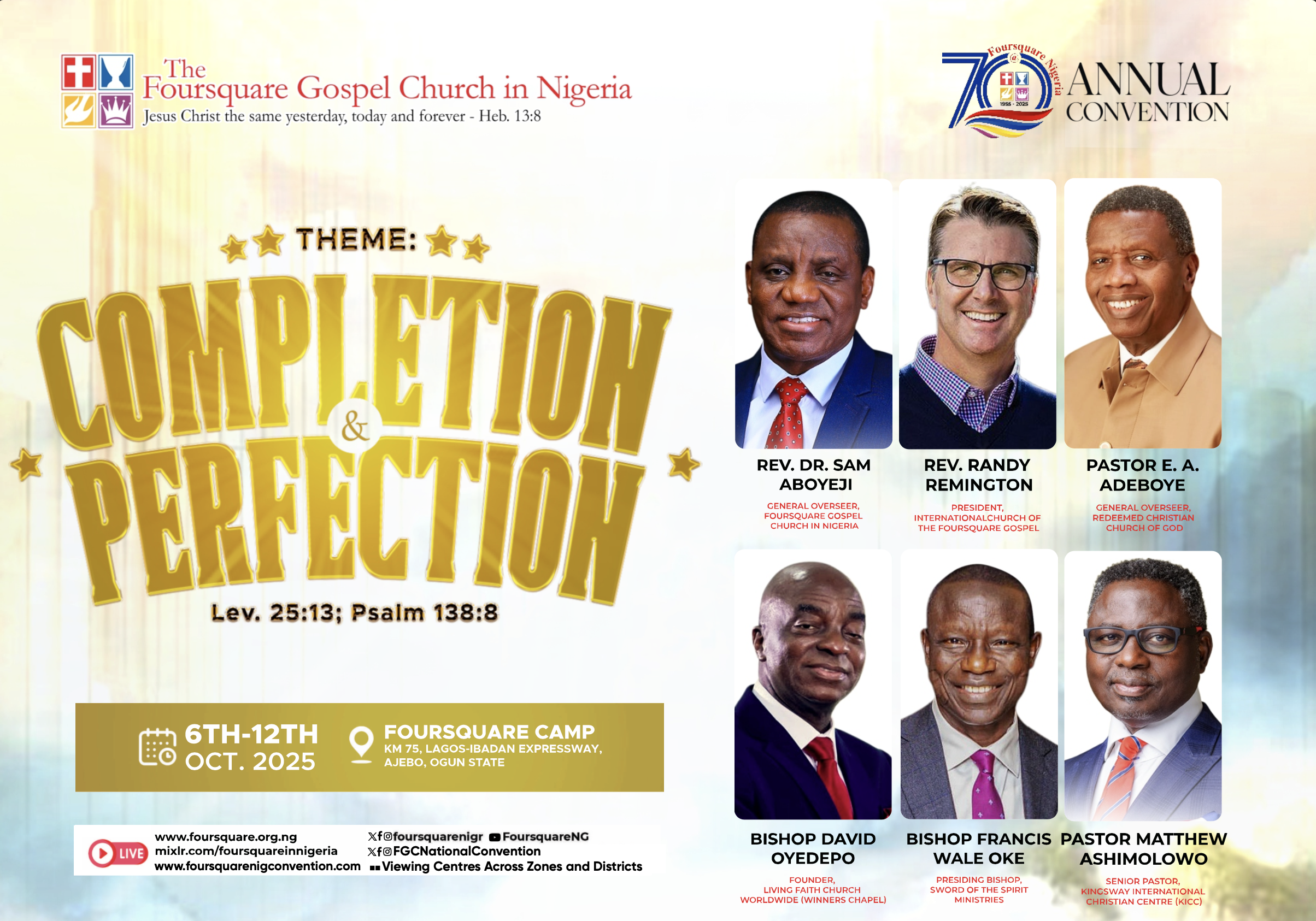 Platinum Convention 2025 - Distinguished Speakers